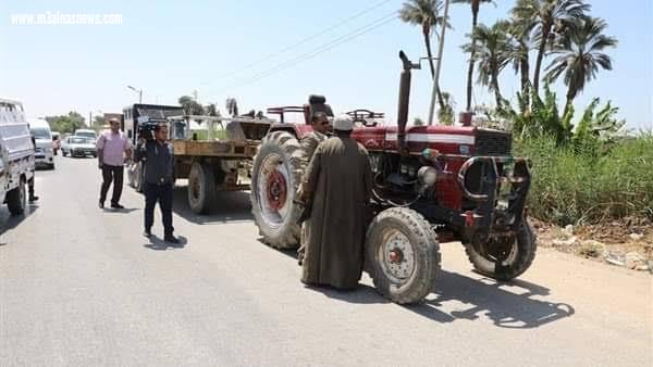 مصرع شخص دهسه جرار زراعي ببيلا بكفر الشيخ